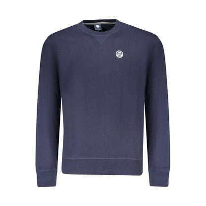 North Sails Blue Cotton Men's Sweatshirt
