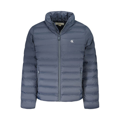 Calvin Klein Blu Poliammide Mens Jacket