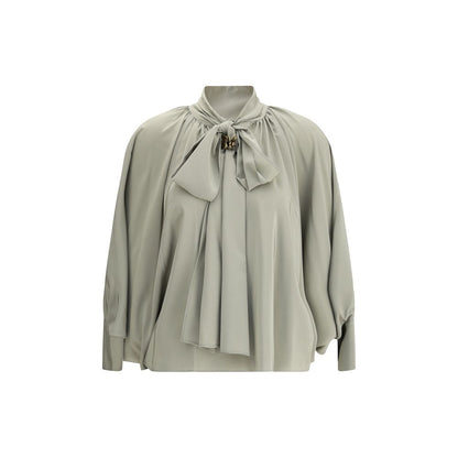 Max Mara Bicolor Silk Blouse