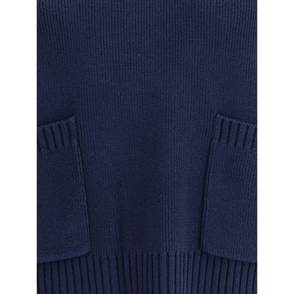 Max Mara Blue Cotton Sweatshirt