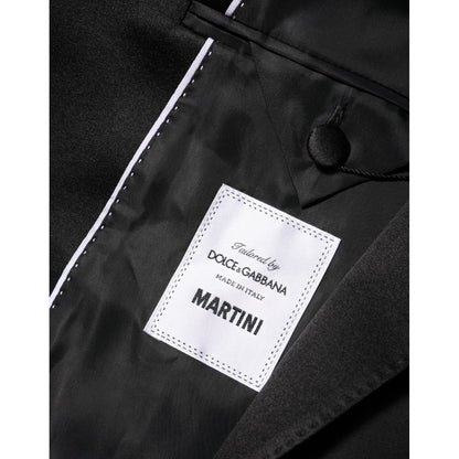 Dolce & Gabbana Black MARTINI Double-Breasted Suit Blazer