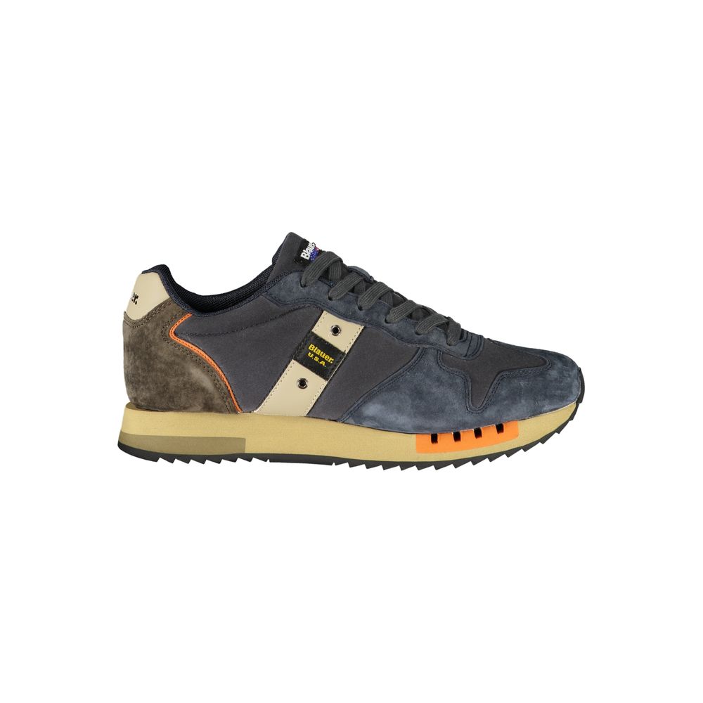 Blauer Blue Polyurethane Men Sneaker