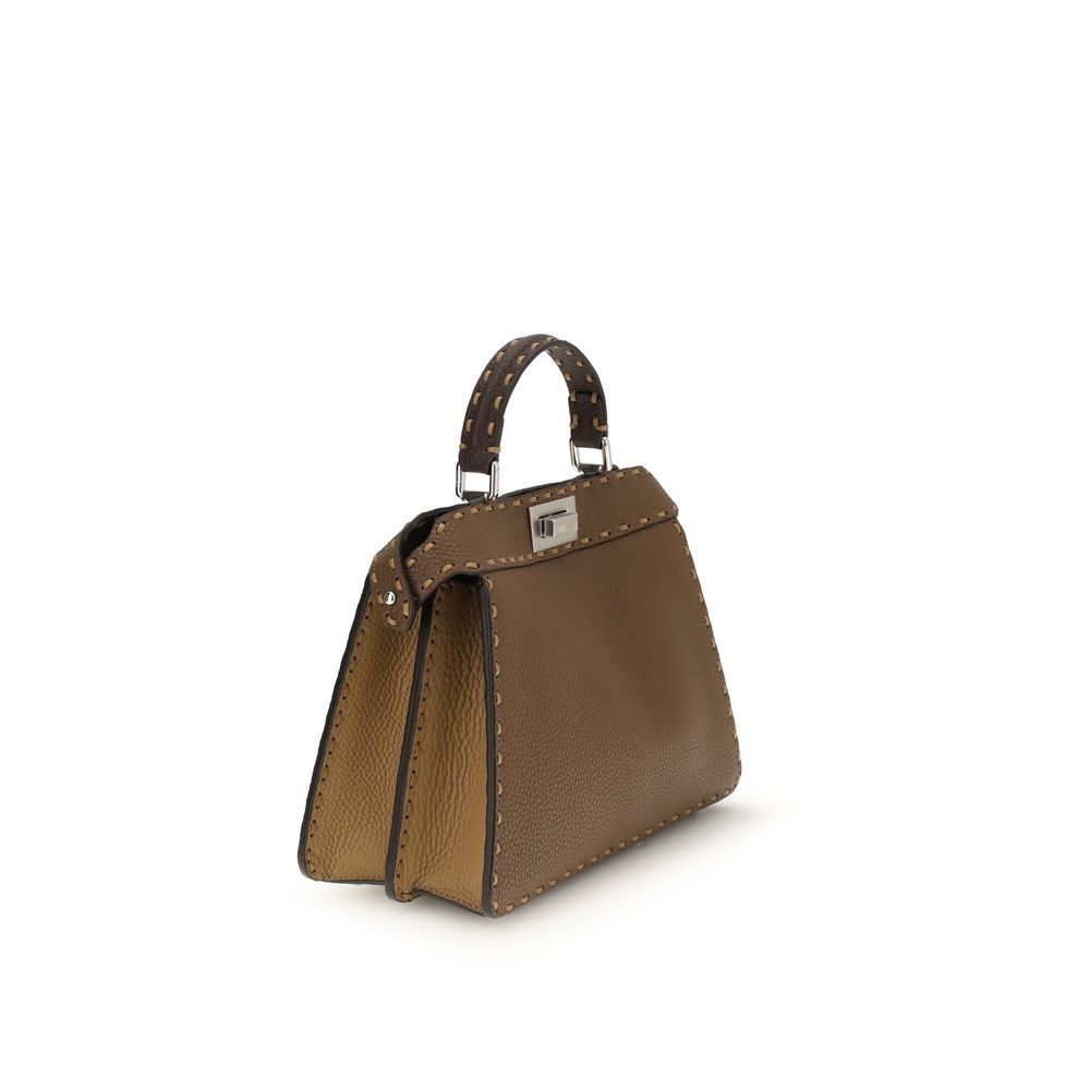 Fendi Brown Leather Handbag