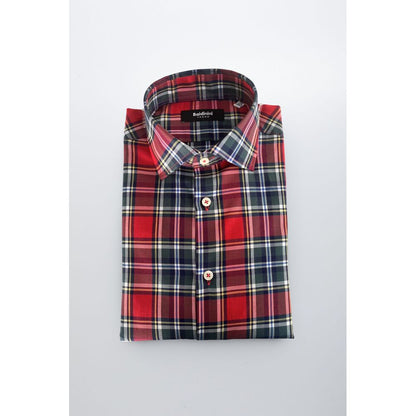 Baldinini Trend Multicolor Cotton Men Shirt