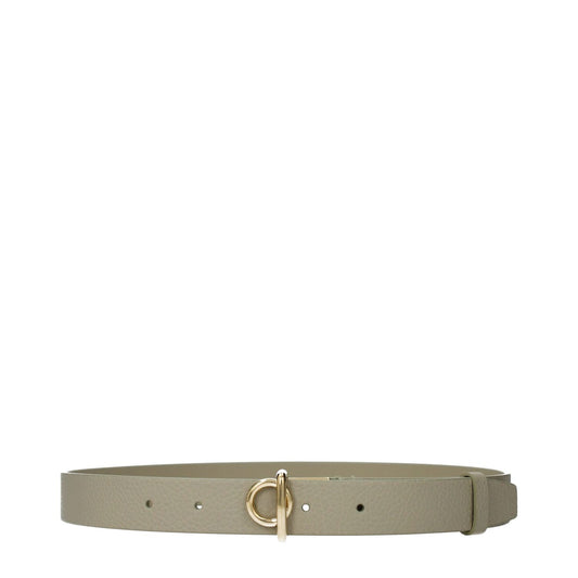 Burberry Beige Leather Regular Belt