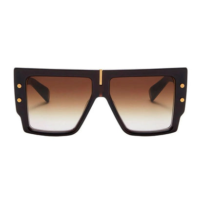 Balmain Brown Acetate Sunglasses