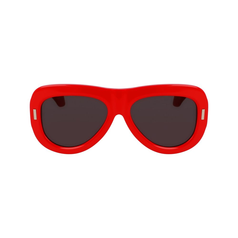 Ferragamo Red Acetate Sunglasses