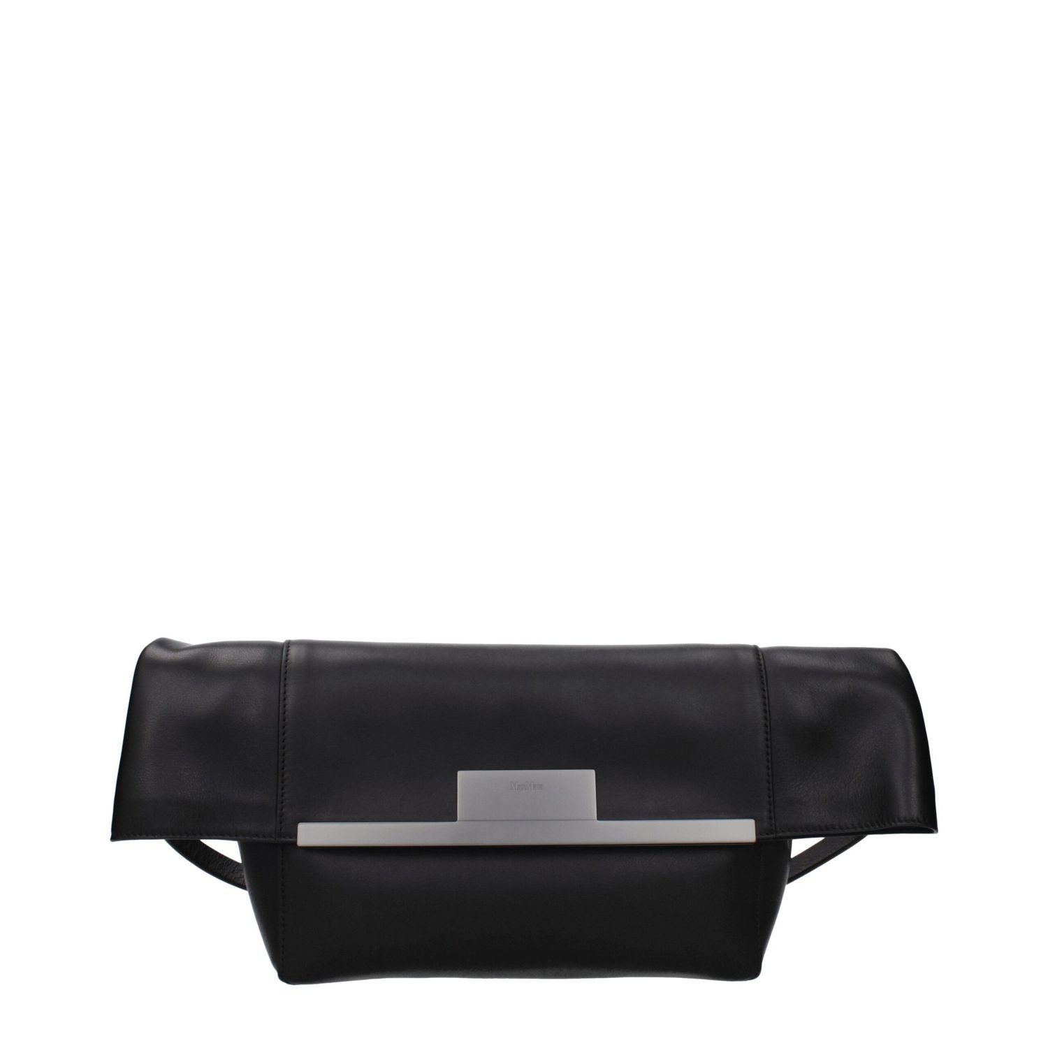 Max Mara Black Leather Shoulder Bag