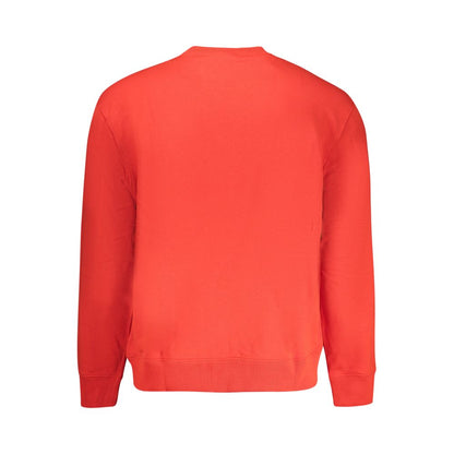 Calvin Klein Red Cotton Men Sweatshirt