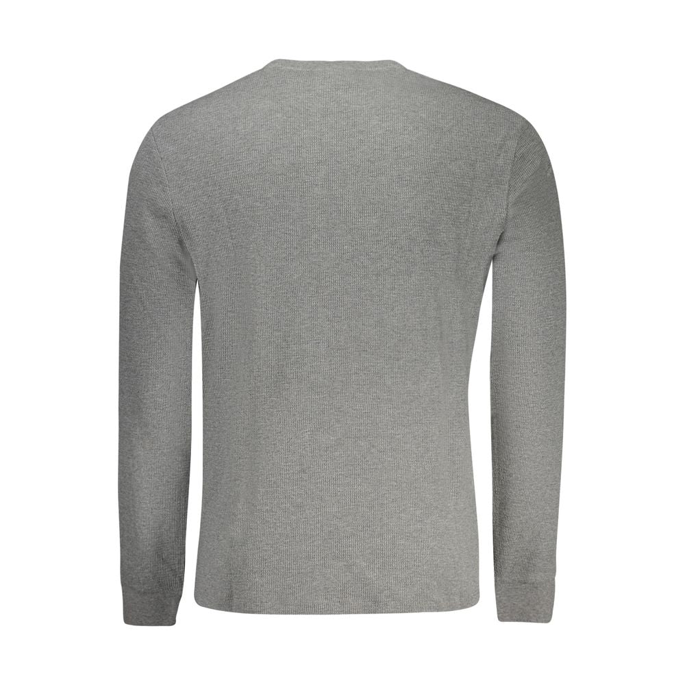 Calvin Klein Grigio Cotton Men Sweater