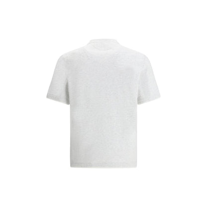 Brunello Cucinelli Gray Cotton T-Shirt
