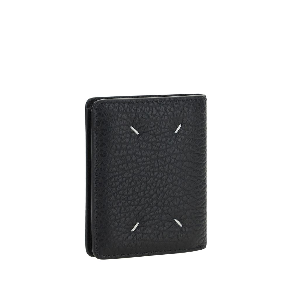 Margiela Black Calf Leather Bos Taurus Wallet