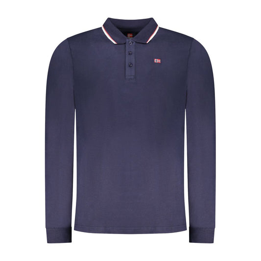 Norway 1963 Blu Cotton Mens Polo Shirt