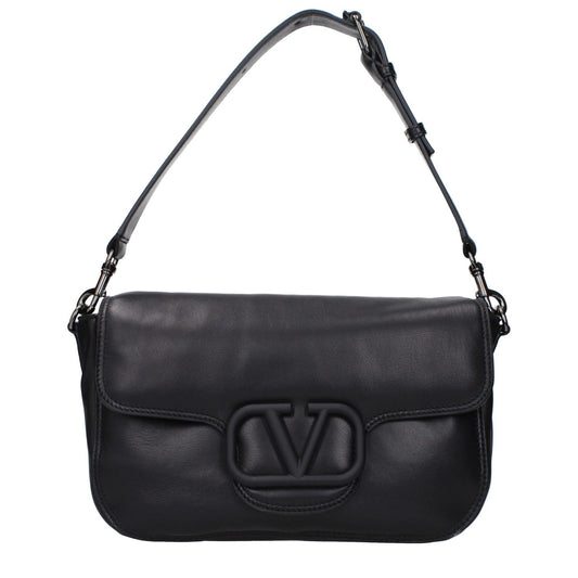 Valentino Garavani Black Leather Handbag 1728,75667636384,Bags,Black,Handbags - Bags,Men,New with tags,Valentino Garavani