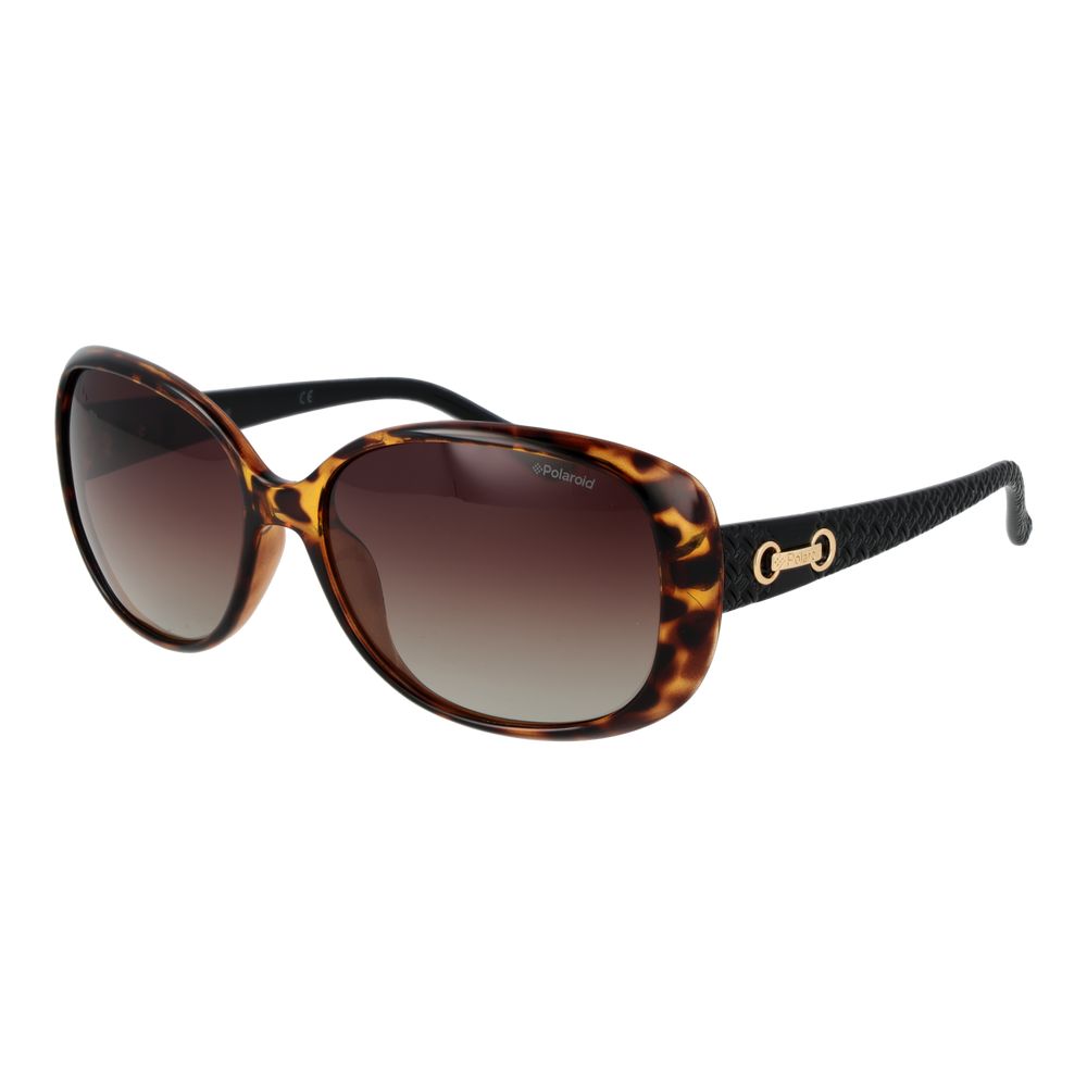 Polaroid Brown Plastic Sunglasses 1728,67345776800,Accessories,Brown,Glasses and Sunglasses - Accessories,New with tags,Polaroid,Sunglasses - Glasses and Sunglasses - Accessories,Women