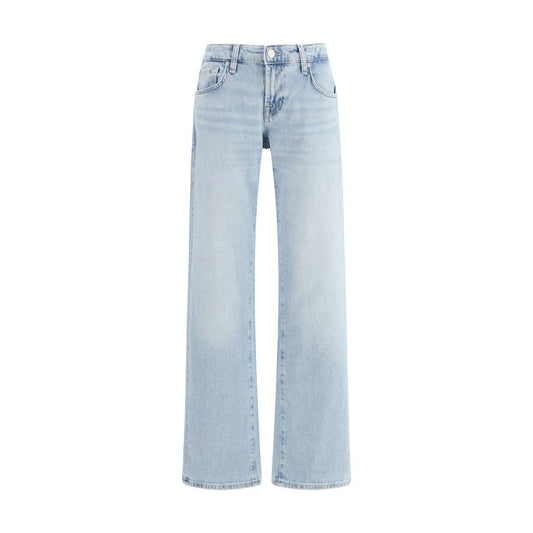 7FOR Blue Cotton Straight-Leg Jeans 1728,26,27,28,30,72470364320,7FOR,Blue,Clothing,Jeans Denim - Clothing,New with tags,Straight-Leg Jeans - Jeans Denim - Clothing,W29,Women