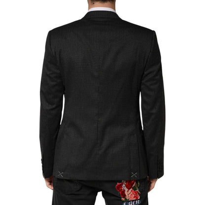 Dolce & Gabbana Black Fantasy Single Breasted Jacket Blazer
