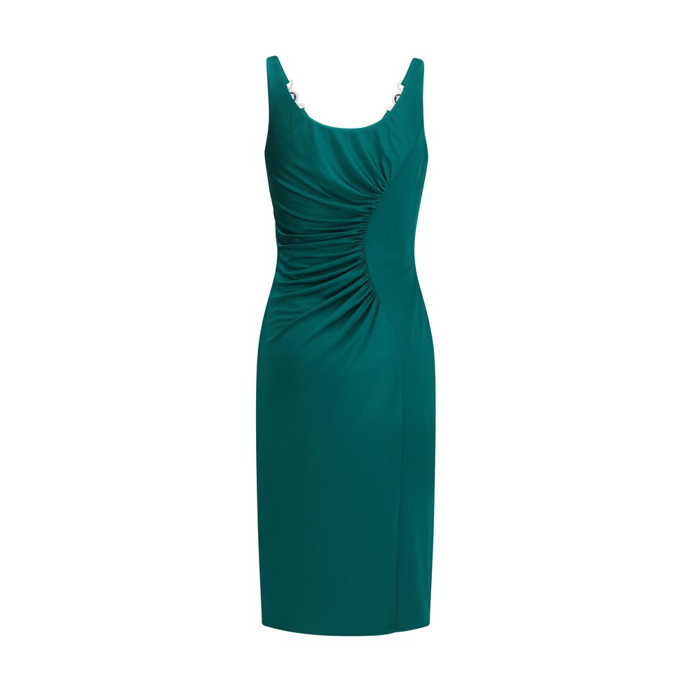 Versace Bicolor Viscose Casual Dress 1728,72470364320,Bicolor,Casual - Dresses - Clothing,Clothing,Dresses - Clothing,IT40 | M,Midi - Dresses - Clothing,New with tags,Sleeveless - Dresses - Clothing,Versace,Women