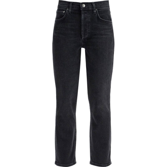 Agolde cropped riley stretch cotton denim jeans Jeans Agolde