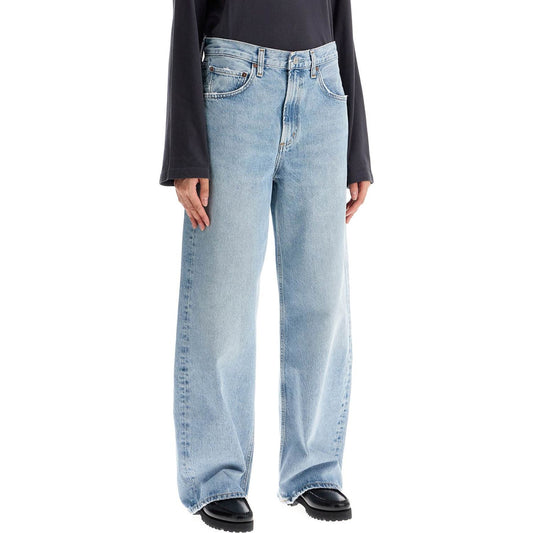 Agolde curved leg jeans for a