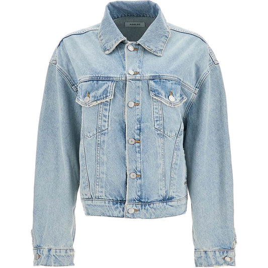 Agolde denim dalton balloon jacket with Jackets Agolde