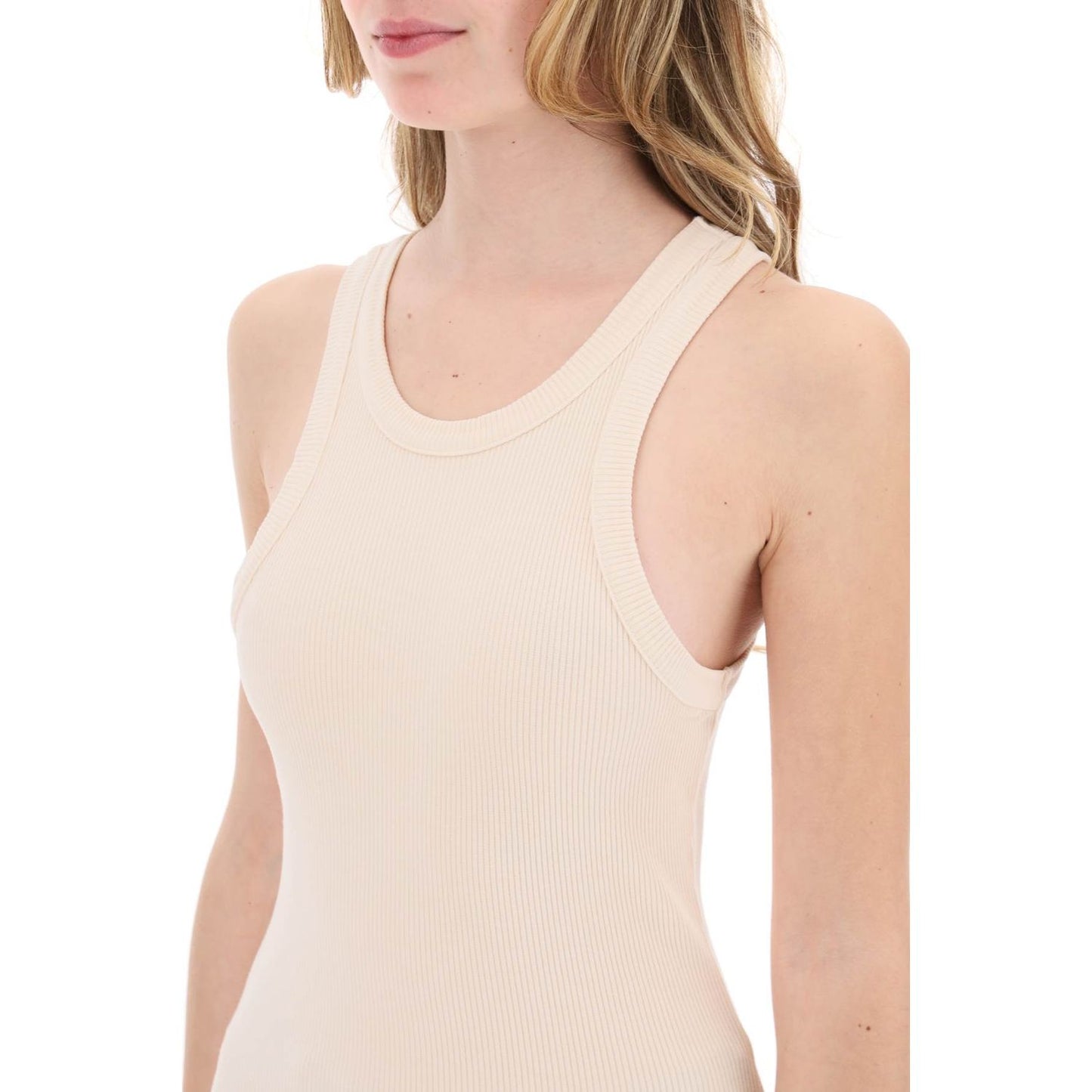 Agolde "ribbed sleeveless top b Topwear Agolde