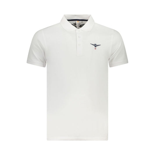 Accademia Militare Bianco Cotton Mens Polo