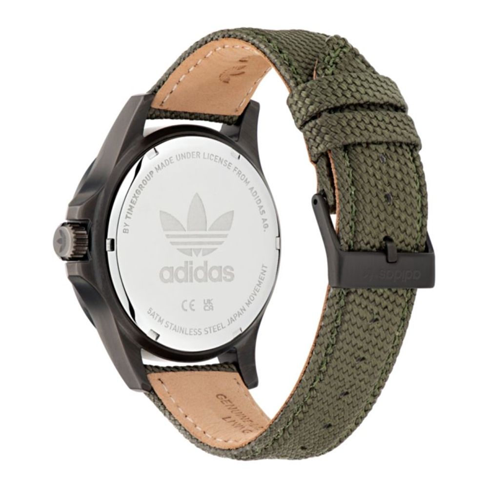 Adidas Green Fabric Dress Watch