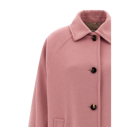 Alberto Biani Multicolor Virgin Wool Coat