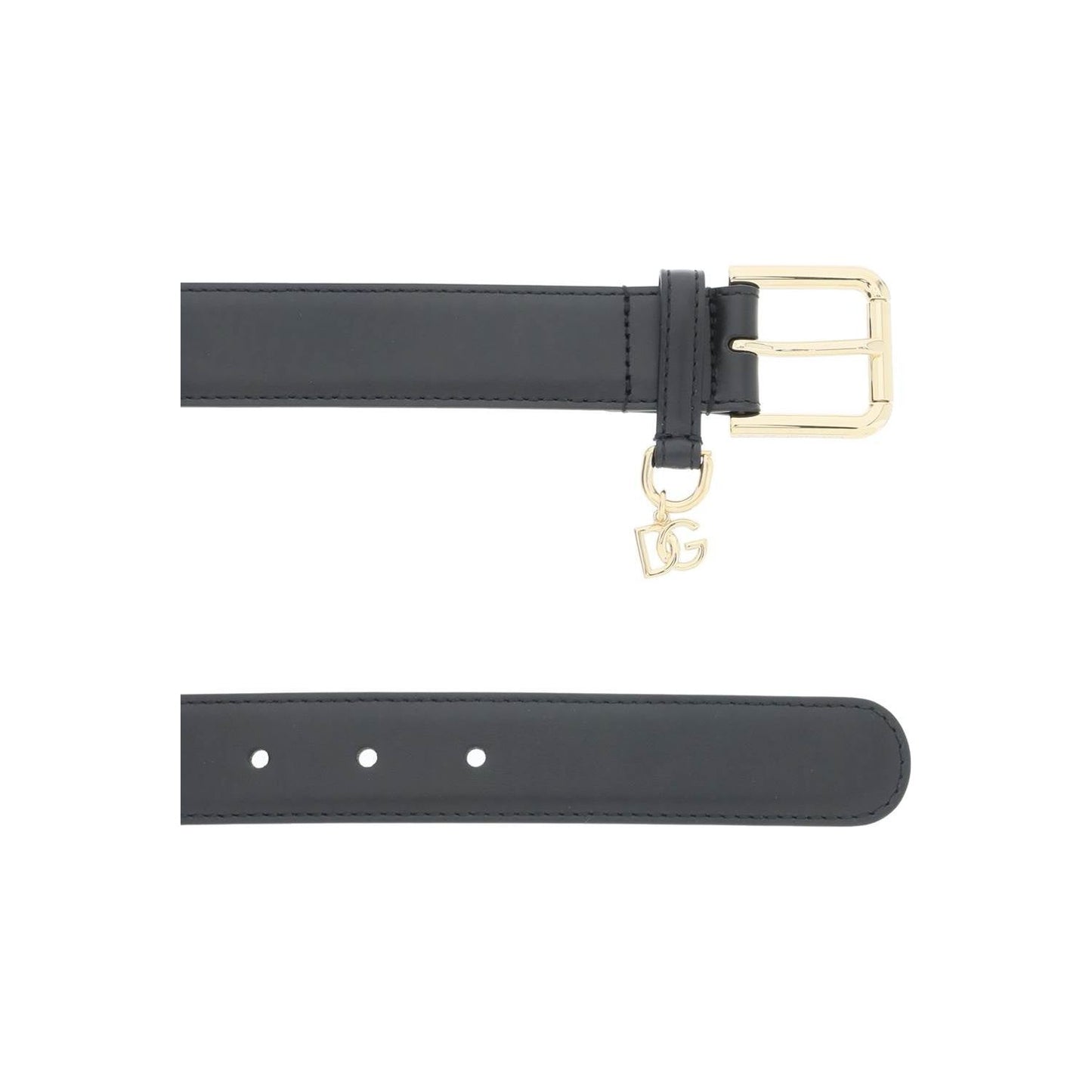 Dolce & Gabbana belt with charm logo Belts Dolce & Gabbana