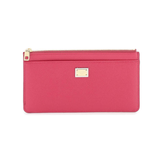 Dolce & Gabbana cardholder pouch in dauphine calfskin