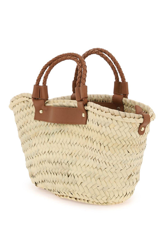 CASTANER raffia basket bag