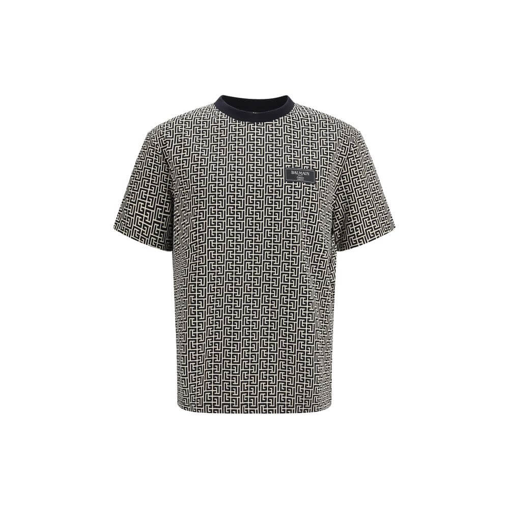 Balmain Multicolor Cotton T-Shirt 1728,72470364320,Balmain,Clothing,M,Men,Multicolor,New with tags,T-Shirts - Clothing,XL