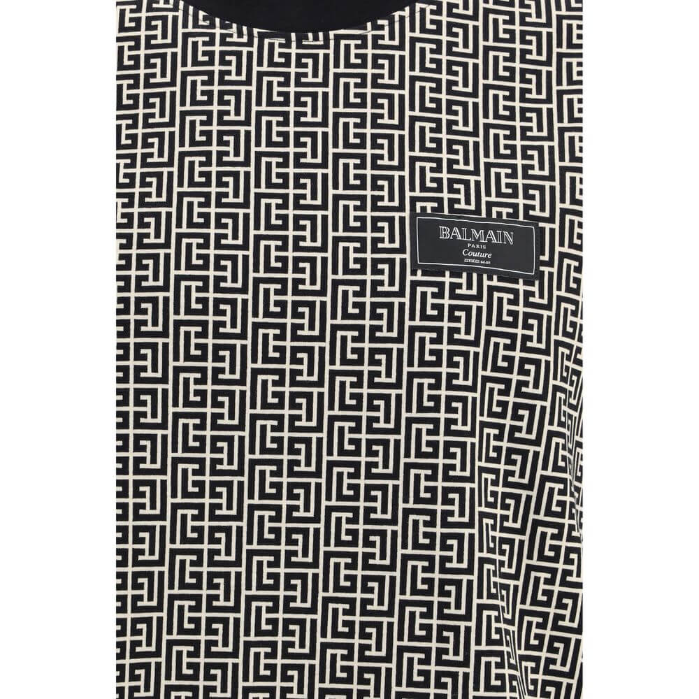 Balmain Multicolor Cotton T-Shirt 1728,72470364320,Balmain,Clothing,M,Men,Multicolor,New with tags,T-Shirts - Clothing,XL