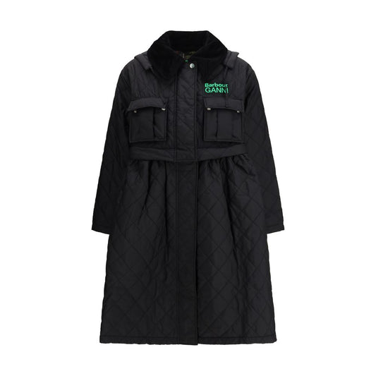Barbour Black Polyester Coat 12,16,1728,72470364320,Barbour,Black,Clothing,Coats - Jackets & Coats - Clothing,Jackets & Coats - Clothing,New with tags,Women