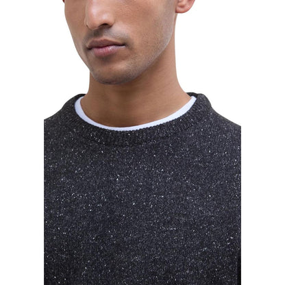 Barbour Black Wool Sweatshirt 1728,71956299936,Barbour,Black,Clothing,IT46 | M,IT48 | L,IT52 | XL,Men,New with tags,Sweaters - Clothing,Sweatshirts - Sweaters - Clothing