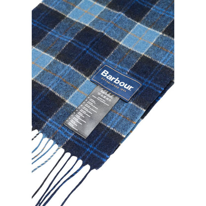 Barbour Blue Wool Scarf 1728,71956299936,Accessories,Barbour,Blue,Men,New with tags,Scarves - Accessories,Scarves - Scarves - Accessories