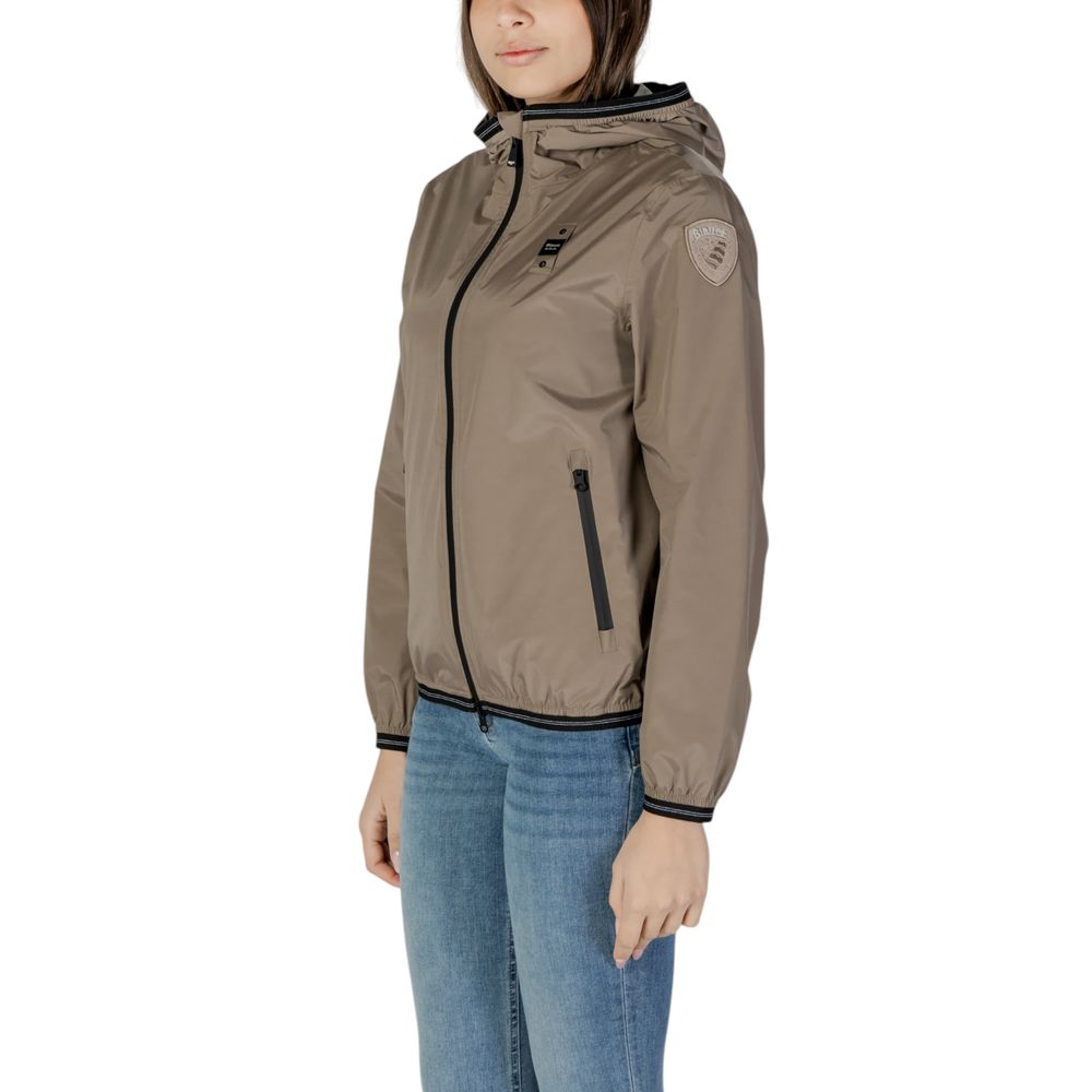 Blauer Green Polyamide Shell Jacket