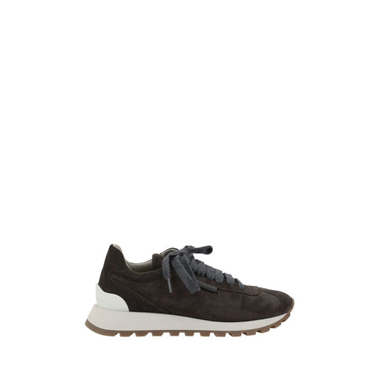 Brunello Cucinelli Black Rubber Chunky Sneakers