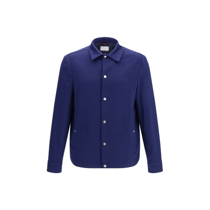 Brunello Cucinelli Blue Cashmere Full-Length Jacket