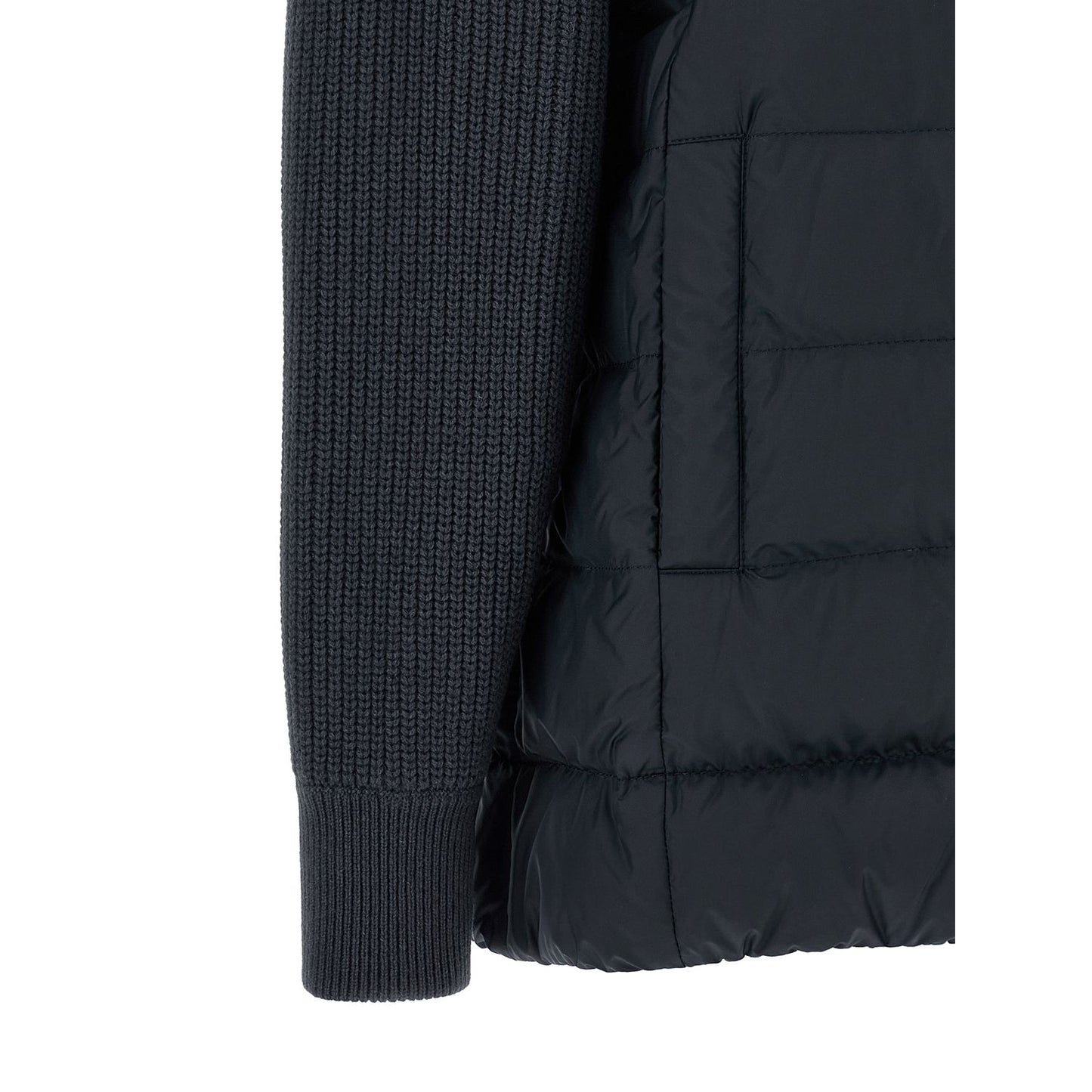 Brunello Cucinelli Blue Polyester Full-Length Jacket