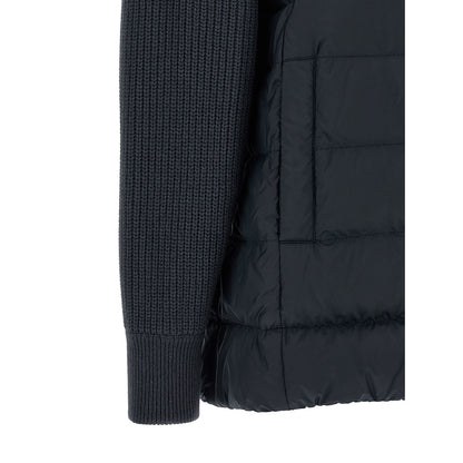 Brunello Cucinelli Blue Polyester Full-Length Jacket
