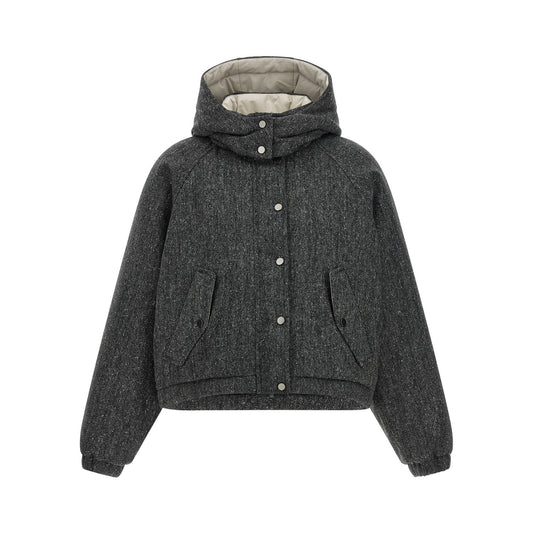 Brunello Cucinelli Gray Virgin Wool Jacket