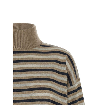 Brunello Cucinelli Multicolor Virgin Wool Cardigan