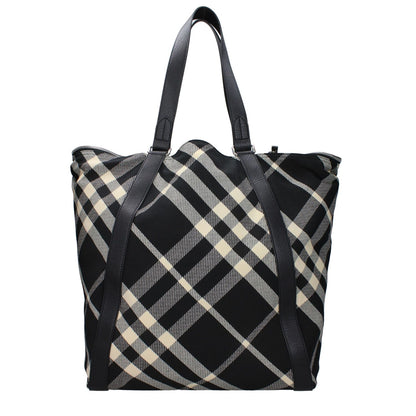 Burberry Black Fabric Shoulder Bag