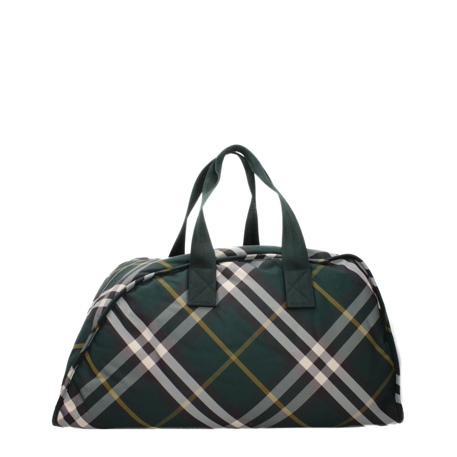 Burberry Green Fabric Luggage And Travel