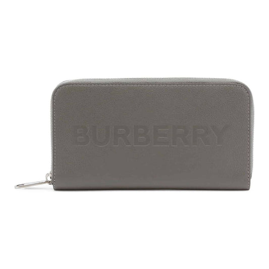 Burberry Leather Wallets in Grey