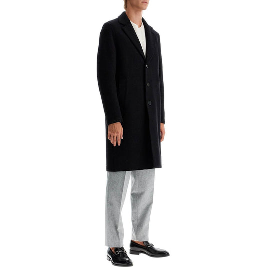 Harris Wharf London single-breasted wool coat in boiled Jackets Harris Wharf London