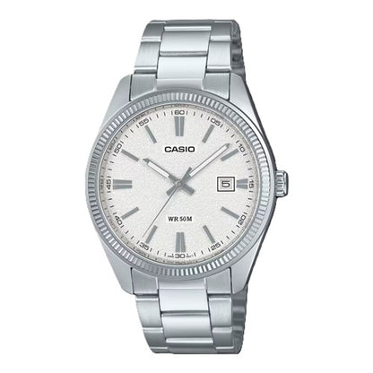 CASIO COLLECTION Mod. DATE - WHITE, MATTE DIAL