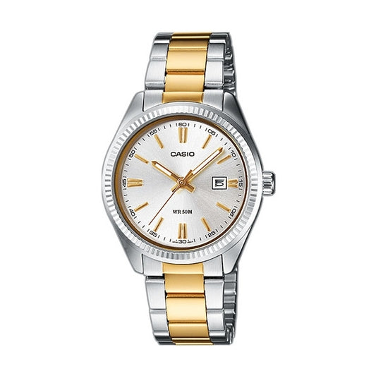 CASIO COLLECTION Mod. LADY DATE - TWO TONES WATCHES